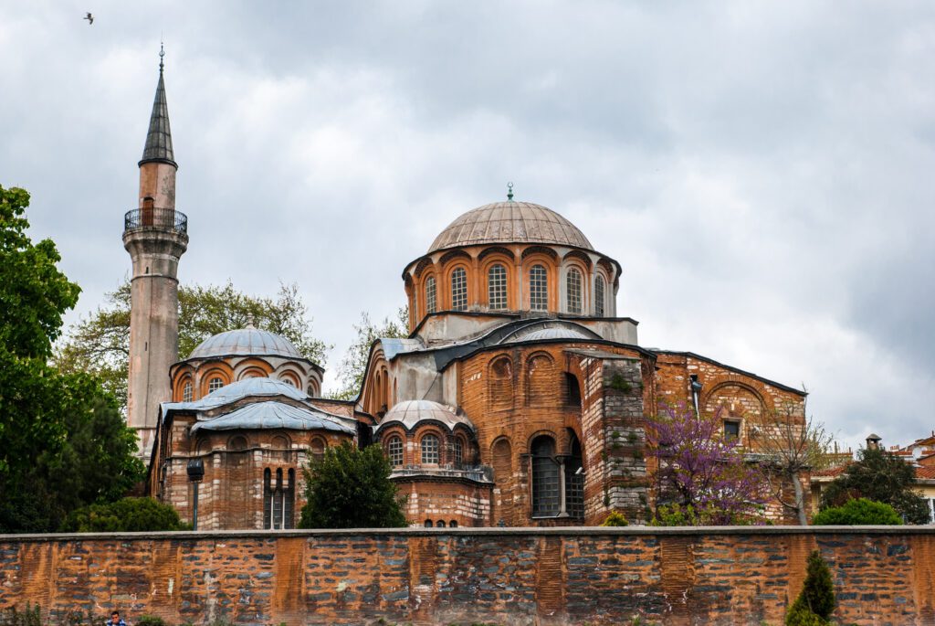 Byzantine Chora Church (Saint Irina), now the Kariye Museum. Istanbul, Turkey