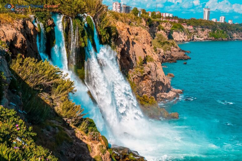 Stunning Düden Waterfalls in Antalya - Nature's Spectacular Display of Beauty.