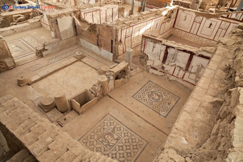 Unveiling the Treasures: Terrace Houses in the Ancient City of Ephesus.