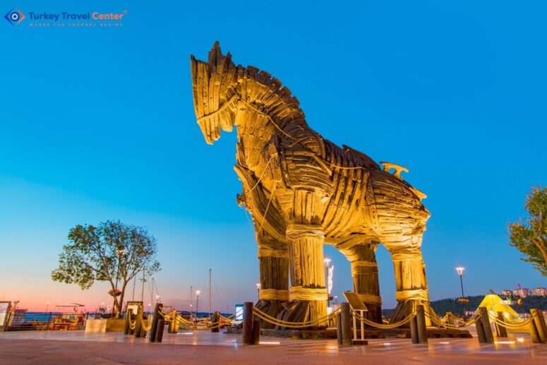 Trojan Horse - A Legendary Symbol in Çanakkale, Turkey.