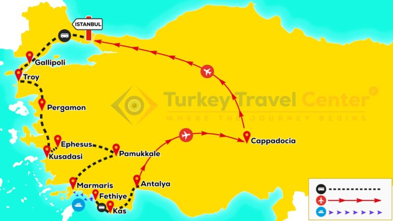 Mapping the Grand Turkey Tour: Tracing the Path of the Tour Experience.