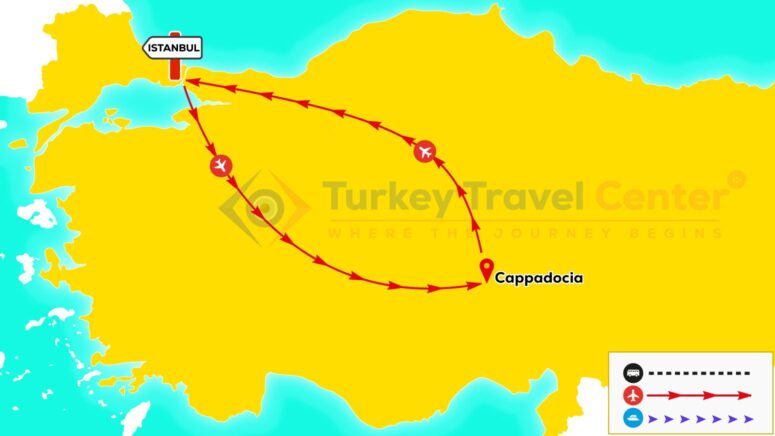Dreamy Honeymoon in Cappadocia - Explore the Map of Your Romantic Adventure.