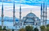 Spiritual Splendor: The Blue Mosque (Sultanahmet Camii) in Istanbul, Turkey.