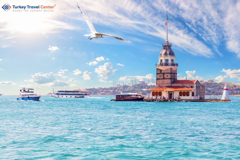 Leander's Tower or the Maiden's Tower in Istanbul, Turkey