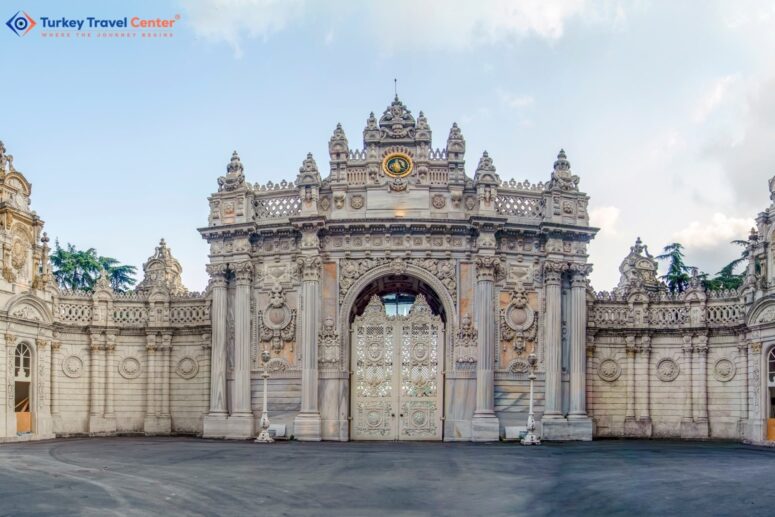 Dolmabahce Palace at Istanbul Turkey