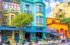Vibrant Sultanahmet: Colorful Shops and Cafes Paint the Streets of Historic Istanbul.